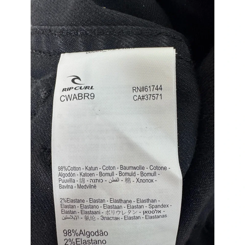 NWT‎ Rip Curl Black Surfheads Incoming Short Size 33 19
